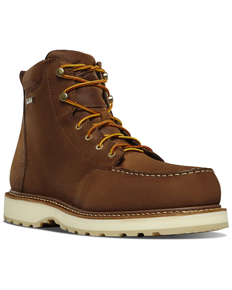 Danner Men's Cedar River 6" Moc Waterproof Work Boots - Aluminum Toe