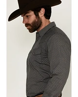 Gibson Trading Co Men's Northern Light Geo Print Long Sleeve Snap Western Shirt