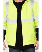 Hawx Men's High Vis Hooded Jacket