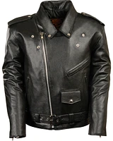 Milwaukee Leather Men's Classic Police Style M/C Jacket - Big 5X