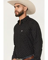 Ariat Men's Seymour Geo Print Long Sleeve Button-Down Western Shirt