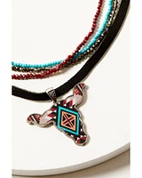 Shyanne Women's Dakota Longhorn Beaded Jewelry Set - 2 Piece