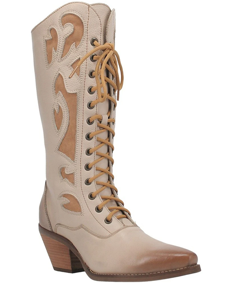 Dingo Women's San Miguel Lace-Up Western Boot - Snip Toe
