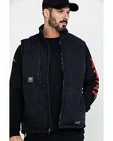 Ariat Men's Rebar Washed Dura Canvas Insulated Work Vest - Tall