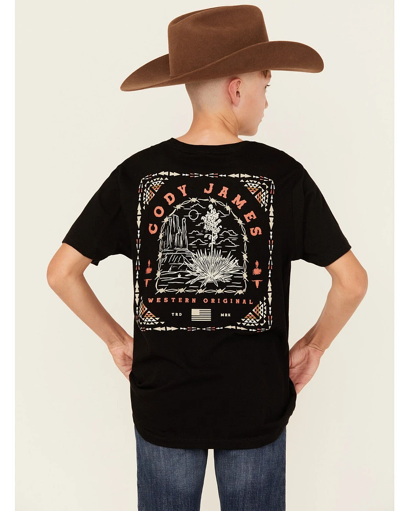 Cody James Boys' Agave Logo Short Sleeve Graphic T-Shirt