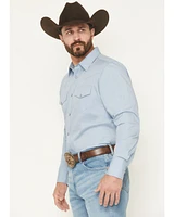 Gibson Trading Co Men's Campfire Solid Long Sleeve Snap Stretch Western Shirt