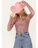 Free People Women's Under It All Printed Bodysuit