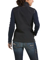 Ariat Women's Black Rebar Stretch Canvas Softshell Vest
