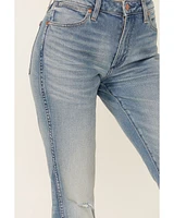 Wrangler Women's Medium Wash Westward Mid Rise Bootcut Stretch Denim Jeans