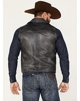 Cripple Creek Men's Snap-Front Moto Vest