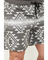 Hooey Men's Big Wake Southwestern Print Board Shorts