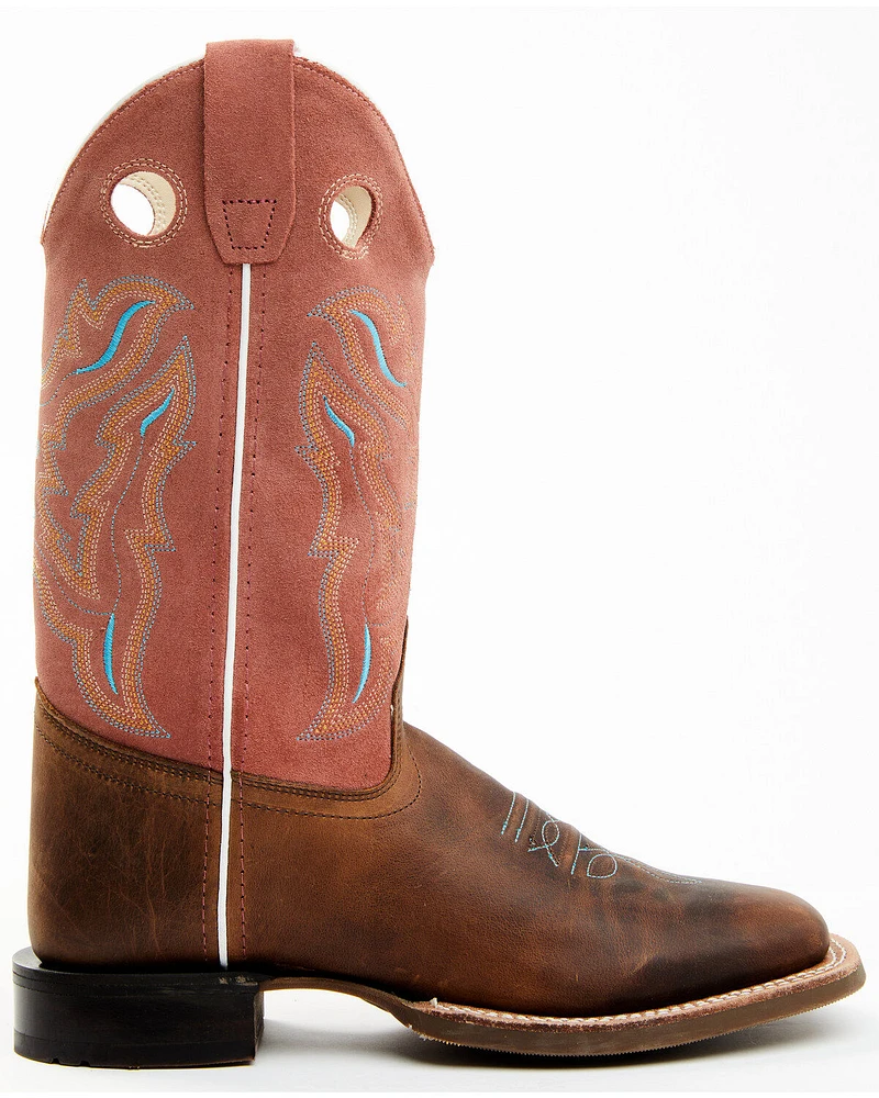 Cody James Boys' Inlay Western Boots - Broad Square Toe