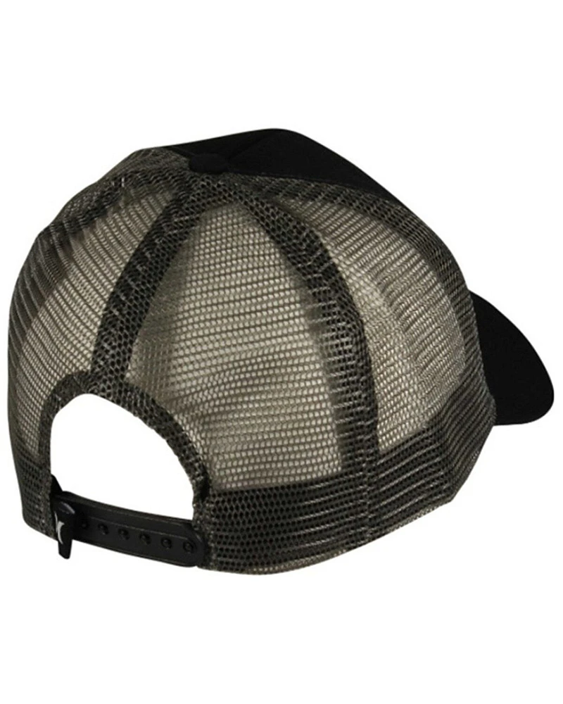 Hurley Men's Waves Logo Patch Mesh Back Trucker Cap