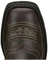 Justin Women's Mandra Brown Western Boots - Square Toe