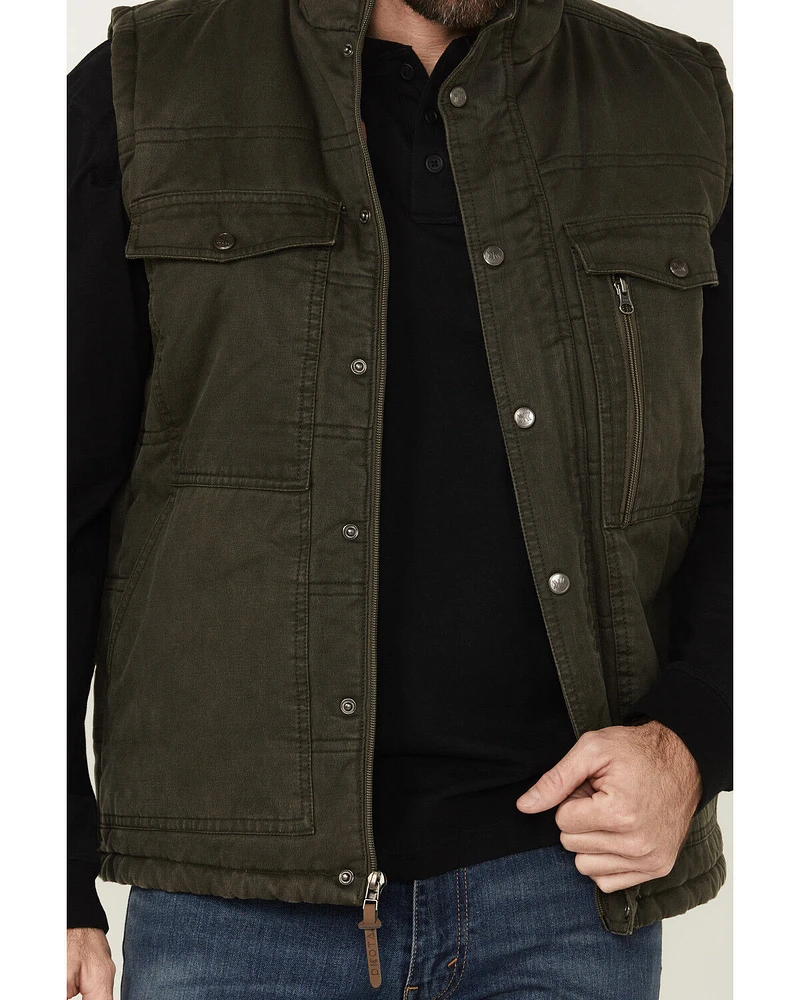 Dakota Grizzly Men's Sawtooth Microsuede Insulated Vest