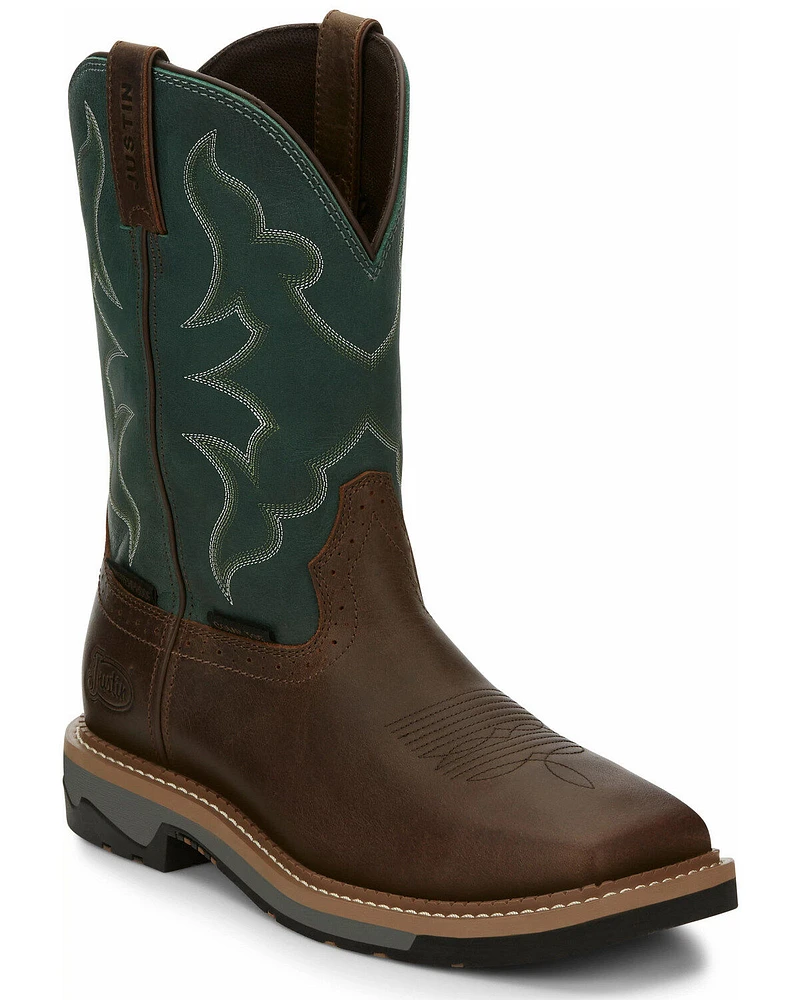 Justin Men's Boot Barn Exclusive Carbide Waterproof Western Work Boots - Composite Toe