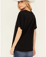 Rock & Roll Denim Women's Rhinestone Short Sleeve Graphic Tee