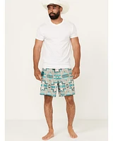 Rock & Roll Denim Men's Southwestern Print Stretch Board Shorts
