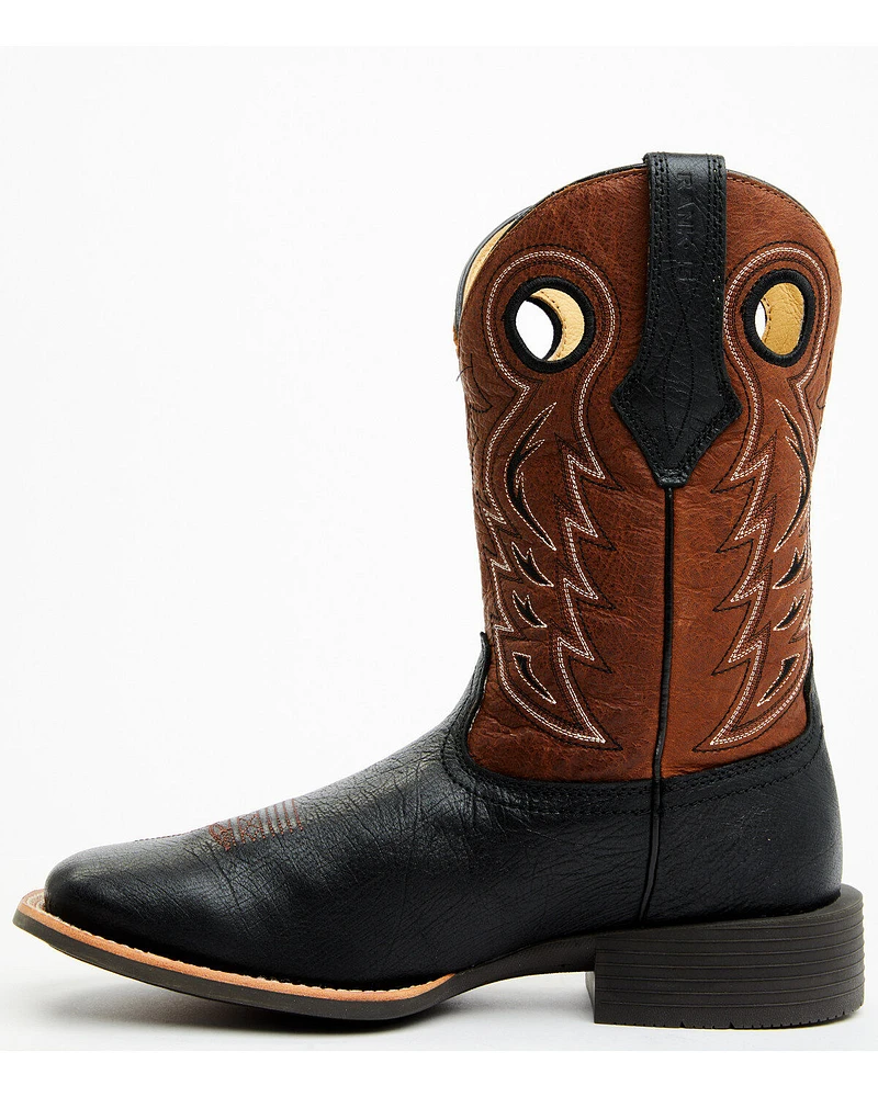 RANK 45® Men's Warrior Performance Western Boots - Broad Square Toe