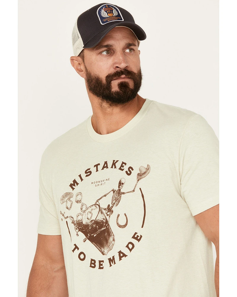 Moonshine Spirit Men's Mistakes To Be Made Short Sleeve Graphic T-Shirt
