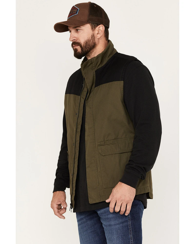 Brothers and Sons Men's Waxed Canvas Field Vest