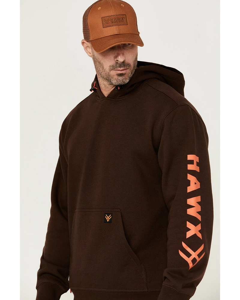 Hawx Men's Halstead Logo Sleeve Hooded Sweatshirt