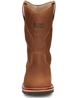 Chippewa Men's Thunderstruck Blonde Pull On Waterproof Soft Work Boots - Round Toe