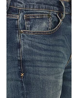 Brothers and Sons Men's Charger Wash Tucker Slim Straight Stretch Denim Jeans