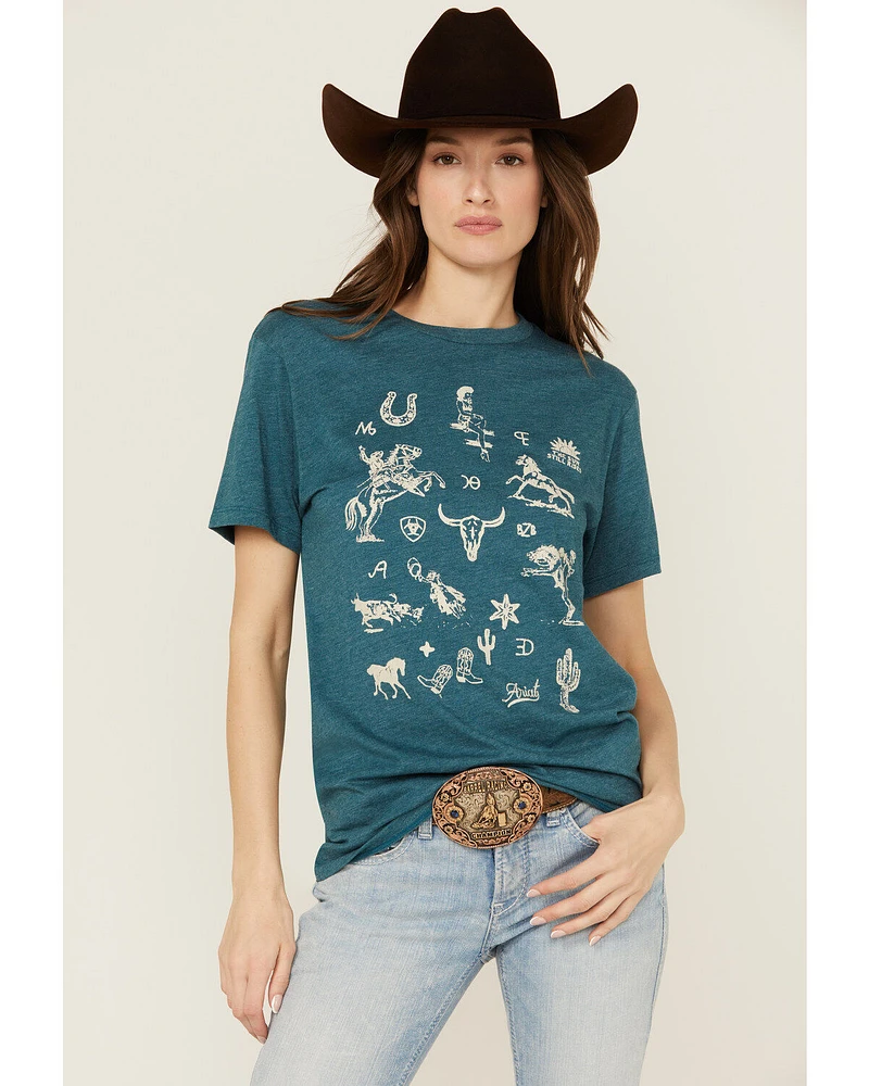 Ariat Women's' Brands Sketchpad Short Sleeve Graphic Tee