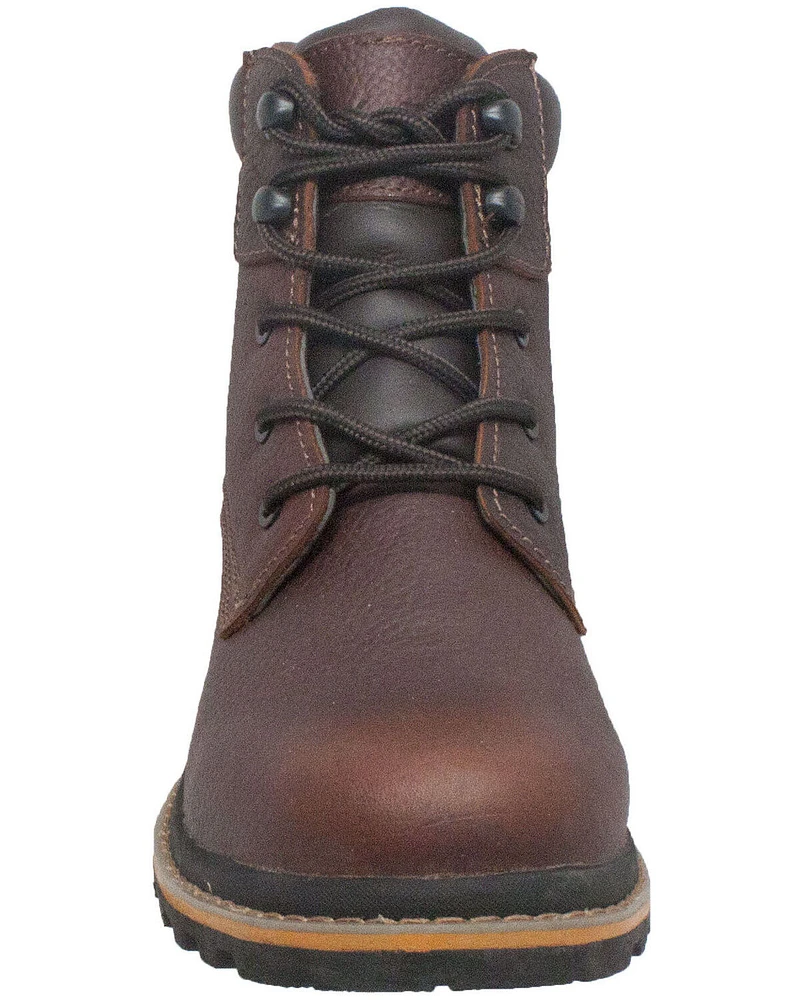 Ad Tec Men's Brown Oiled Work Boots - Soft Toe