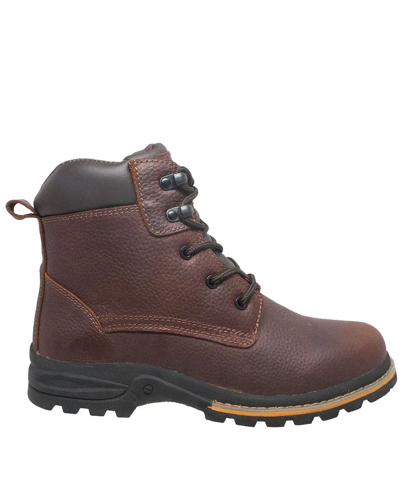 Ad Tec Men's Brown Oiled Work Boots - Soft Toe