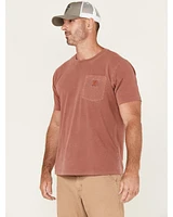 Carhartt Men's Relaxed Fit Midweight Short Sleeve Garment Dyed Pocket T-Shirt