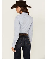 Ariat Women's Striped Team Kirby Long Sleeve Button-Down Stretch Western Shirt