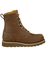 Carhartt Men's 8" Waterproof Lace-Up Work Boots - Moc Toe