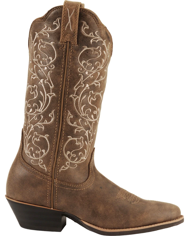 Twisted X Women's Fancy Stitched Western Performance Boots - Round Toe