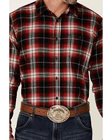 Gibson Men's Old School Plaid Long Sleeve Button Down Western Flannel Shirt