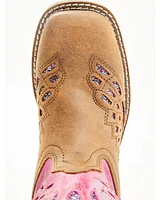 Shyanne Girls' Chloe Glitter Western Boots - Square Toe