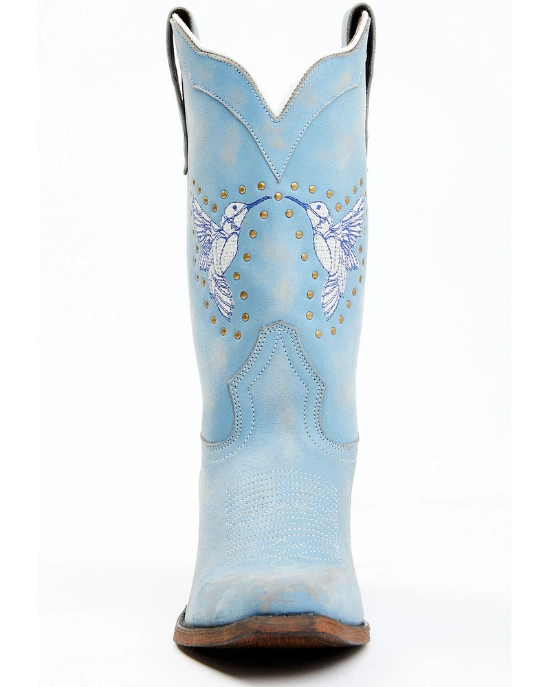 Laredo Women's Joy 11" Hummingbird Embroidered Western Boot - Square Toe
