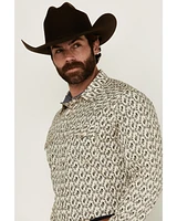 Cody James Men's Gravity Paisley Print Long Sleeve Snap Western Shirt - Tall