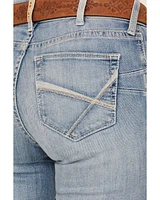 Ariat Women's Yara Light Wash Straight Stretch Denim Jeans