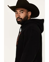 Cody James Men's Tiled Mexico Flag Hooded Sweatshirt