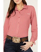 Ariat Women's Southwestern Striped VentTek Long Sleeve Button-Down Western Shirt