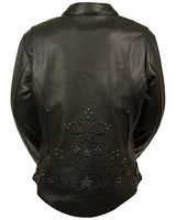 Milwaukee Leather Women's Reflective Star Jacket