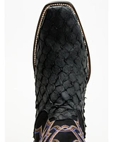 Cody James Men's Exotic Pirarucu Western Boots - Square Toe