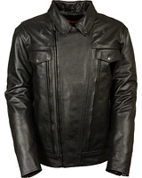Milwaukee Leather Men's Utility Vented Cruiser Jacket - 4X