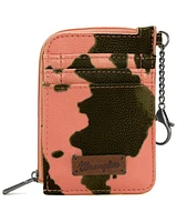 Wrangler Women's Cow Print Credit Card Wallet
