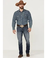 Cody James Men's Moonlight Wash Jackson Slim Straight Stretch Denim Jeans