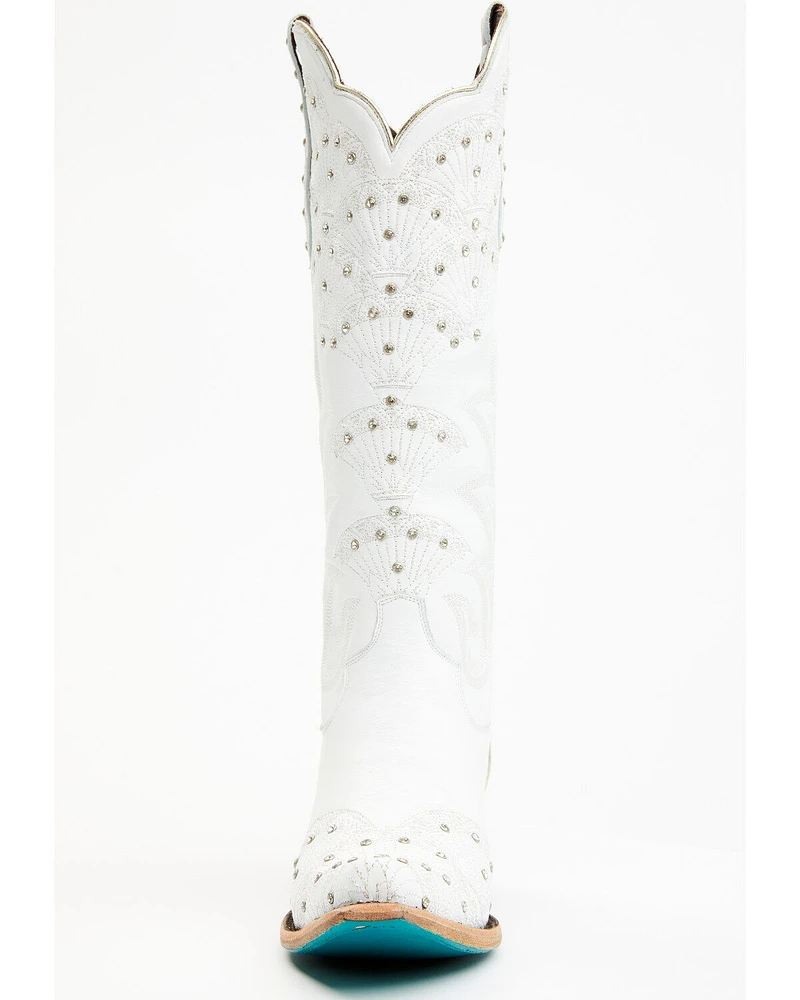 Boot Barn X Lane Women's Exclusive Calypso Leather Western Bridal Boots - Snip Toe