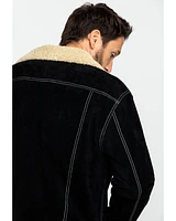 Scully Men's Boar Suede Jean Jacket