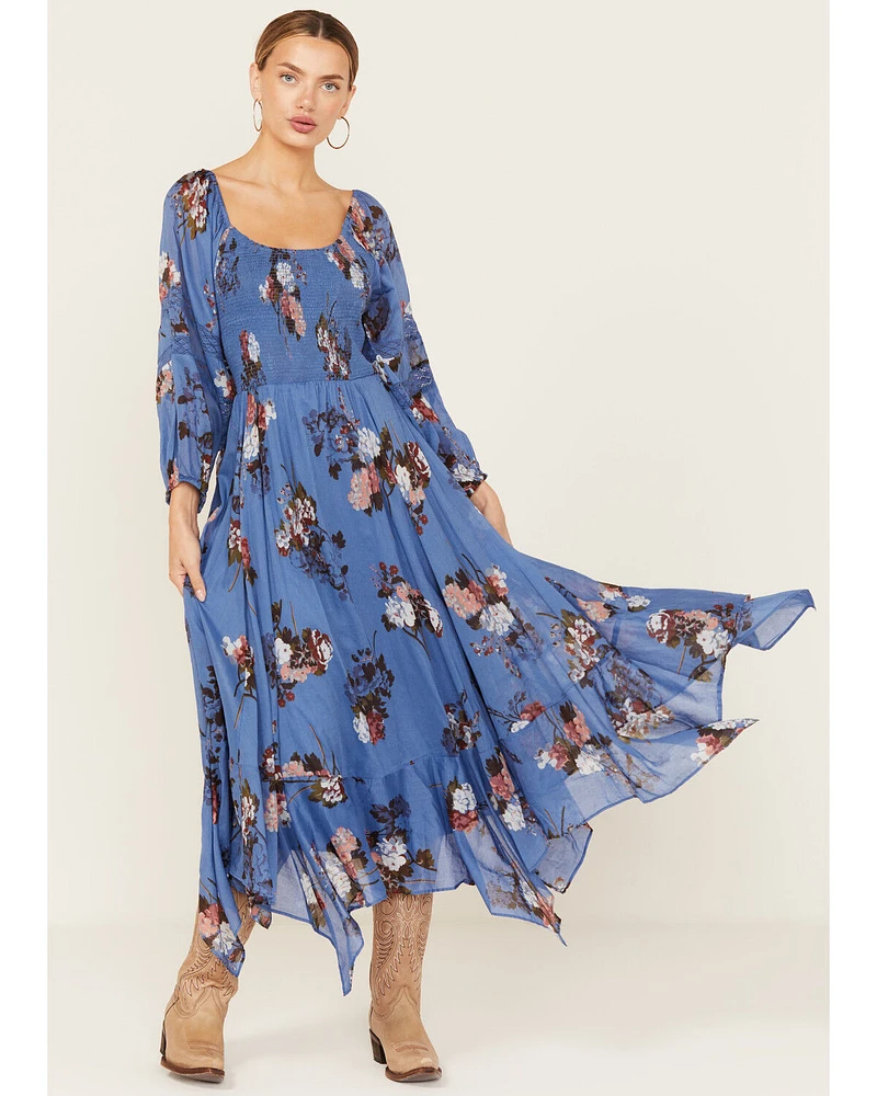 Free People Women's Morning Glory Floral Print Maxi Dress
